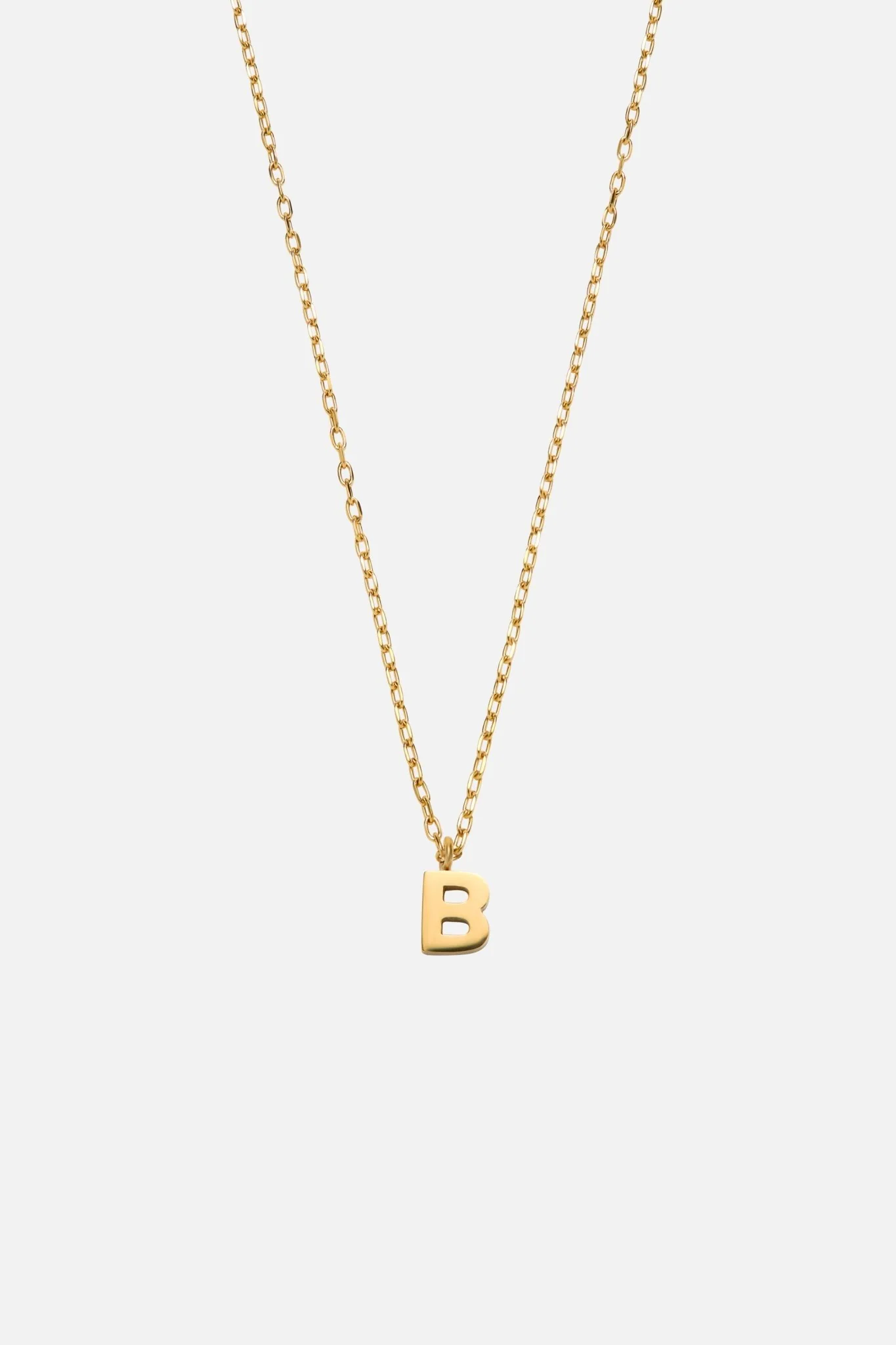 LETTER POLISHED NECKLACE (A-Z) - Image 3