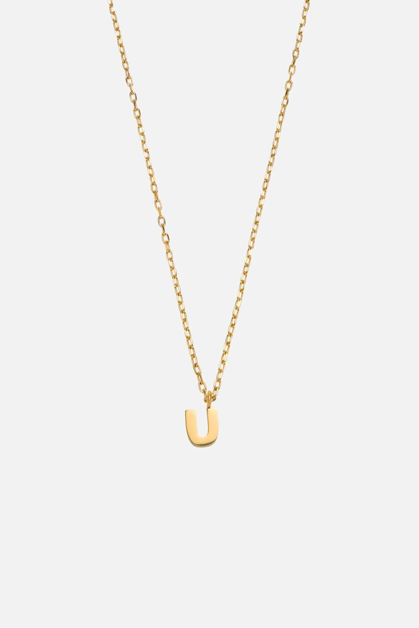 LETTER POLISHED NECKLACE (A-Z) - Image 33