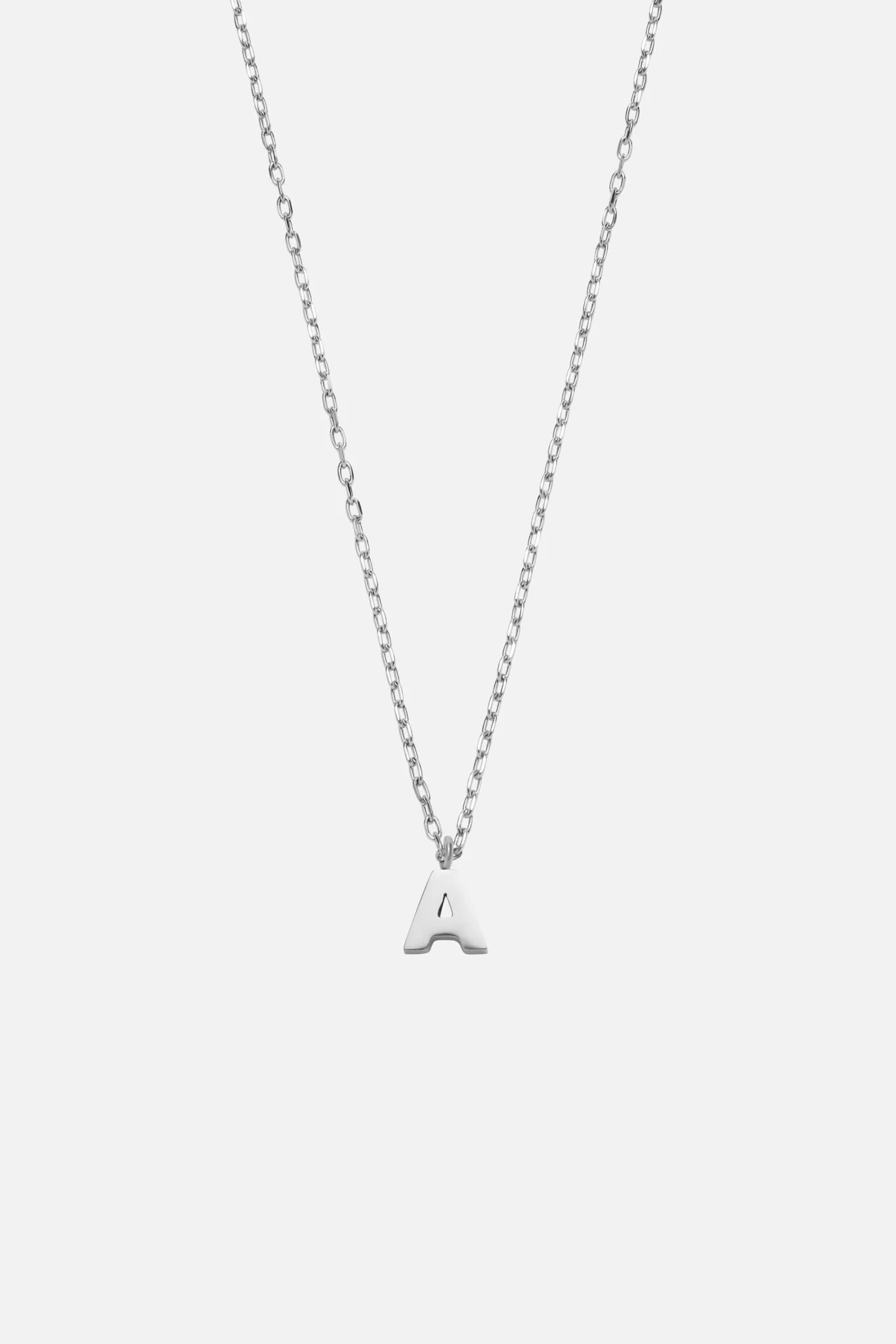 LETTER POLISHED NECKLACE (A-Z)