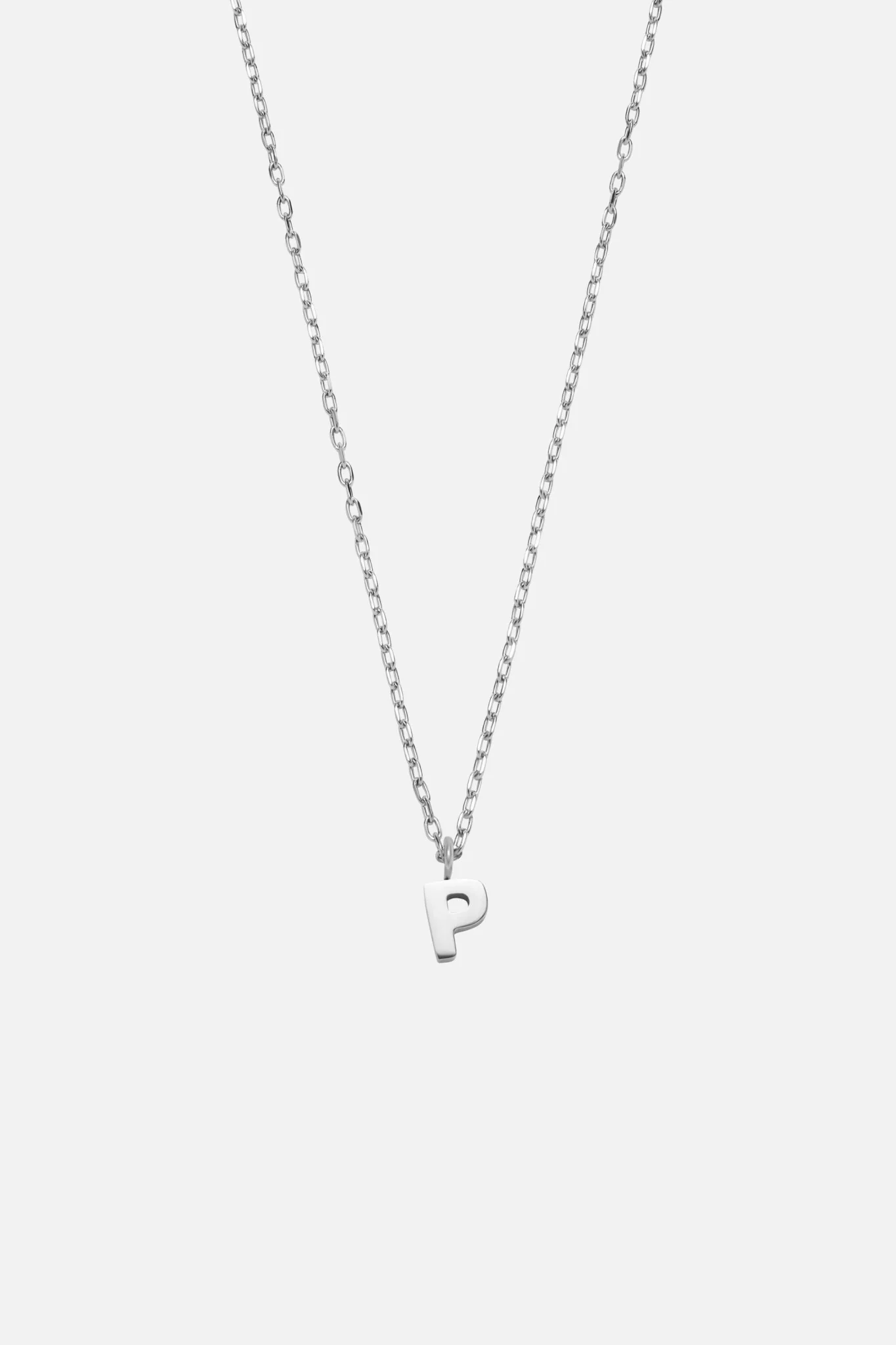 LETTER POLISHED NECKLACE (A-Z) - Image 25