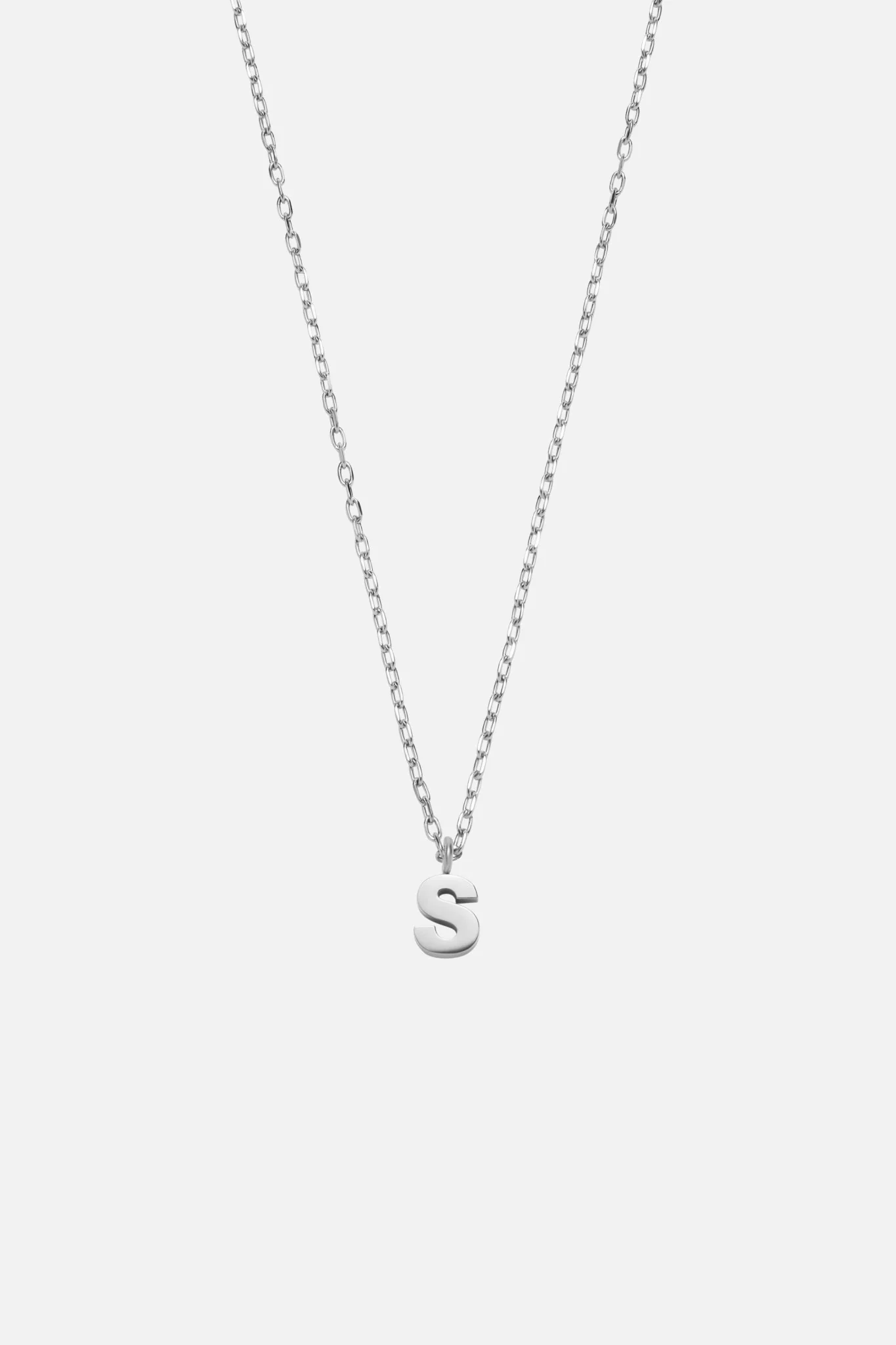 LETTER POLISHED NECKLACE (A-Z) - Image 28