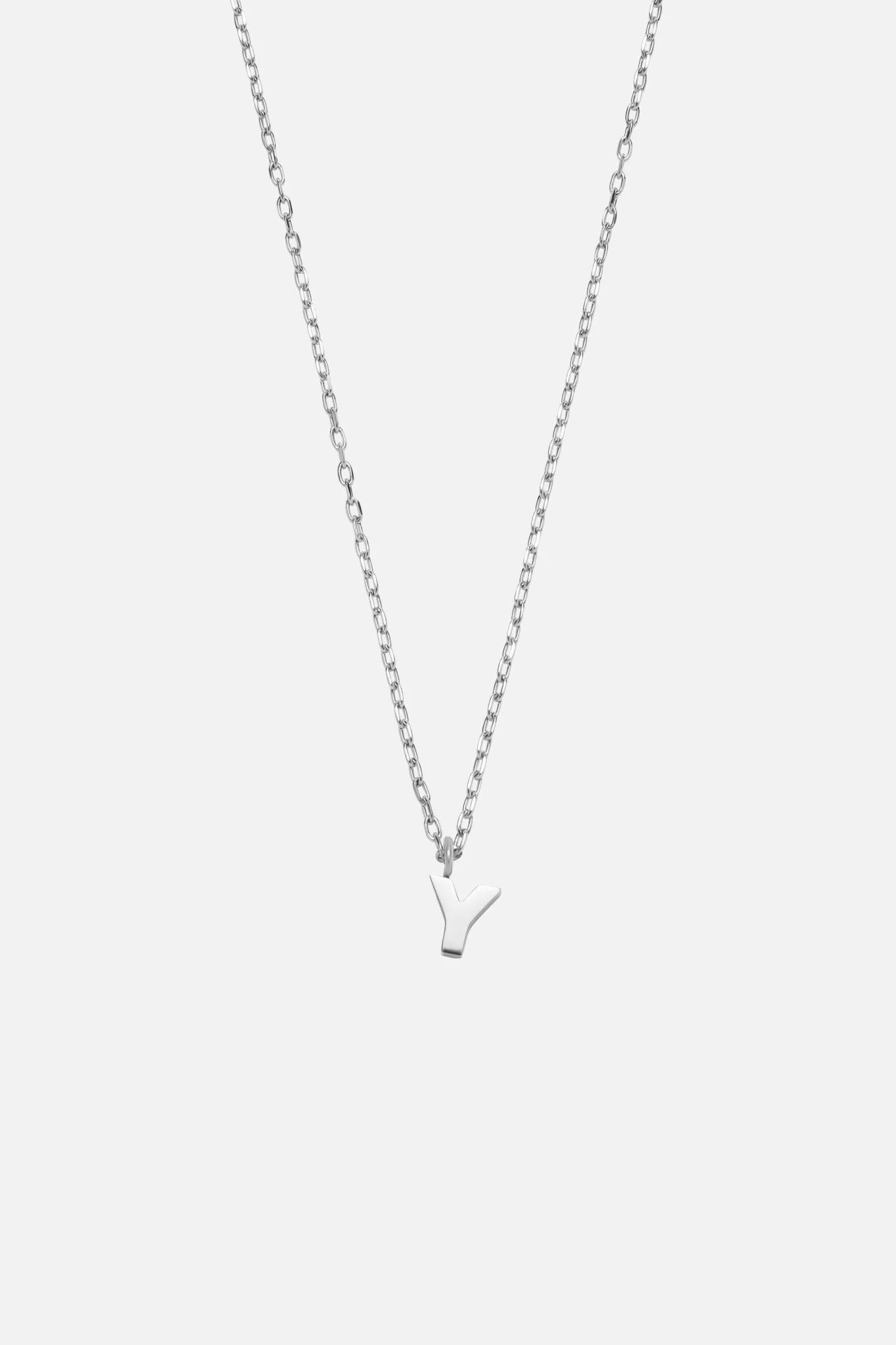 LETTER POLISHED NECKLACE (A-Z) - Image 34