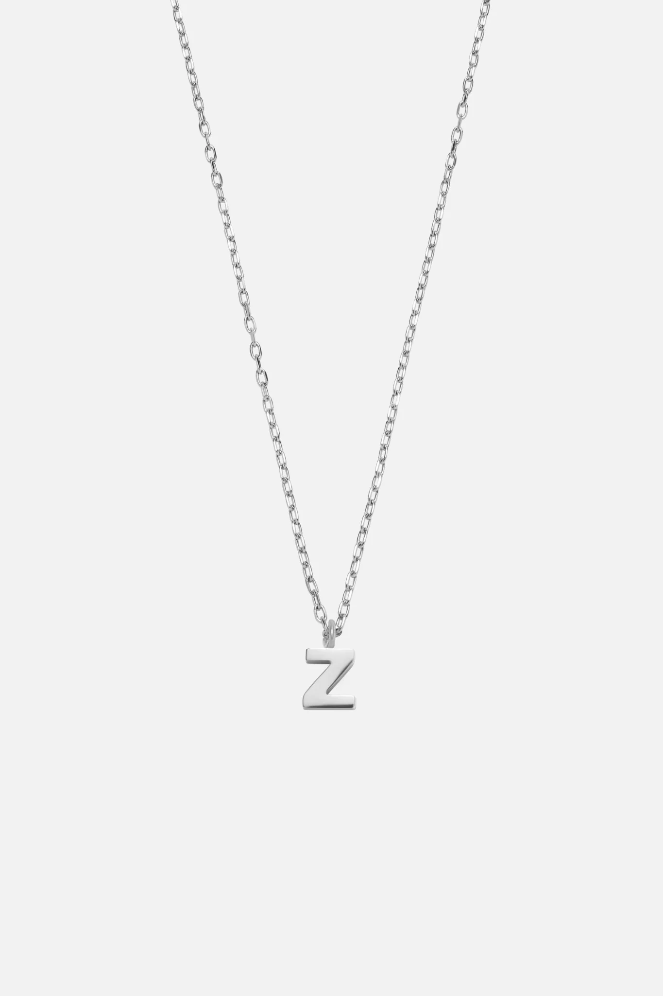 LETTER POLISHED NECKLACE (A-Z) - Image 35